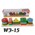 w3-15 ترتيب اشكال هندسية 5 قطع 