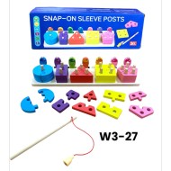 W3-27 بازل خشب تطابق خماسي صياد سمك 