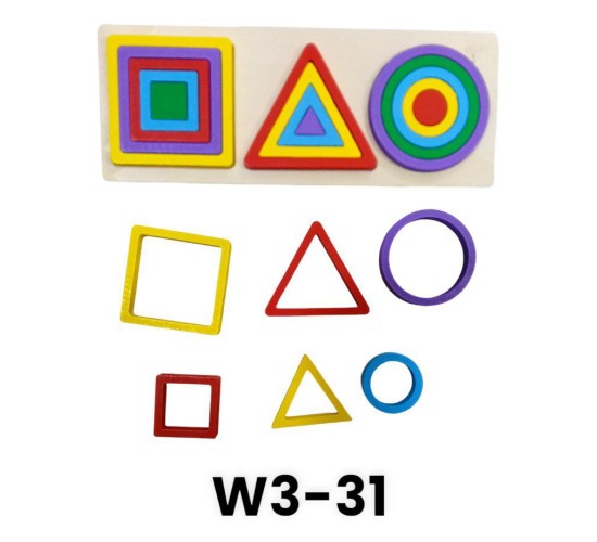 W3-31 لوحة اشكال هندسيه