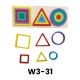 W3-31 لوحة اشكال هندسيه