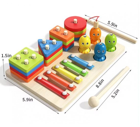 W3-37 ترتيب اشكال هندسيه وصيد مغناطيس و اكسليفون
