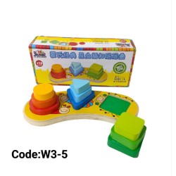 W3-5 ترتيب اشكال هندسية 3 قطع 