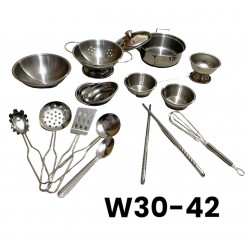 W30-42 طقم مطبخ 16 قطع استانلس W30-42 طقم مطبخ 16 قطع استانلس