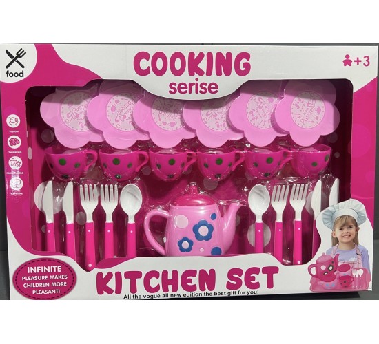 W30-78 طقم شاي روز 6 فنجان  22/123