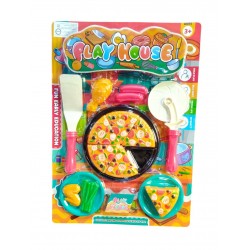 W30-81 كارت بيتزا مع طبق بيتزا 22/206