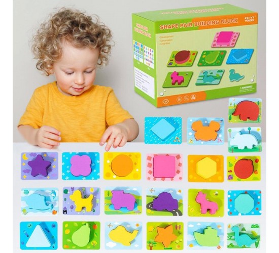 W33-69 كروت مطابقة الاشكال 22 كارت	