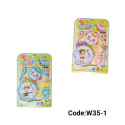 W35-1 كارت ادوات موسيقيه بلاستك كبير 