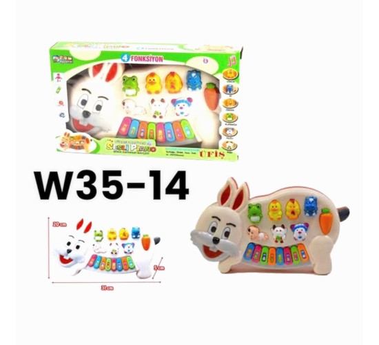 W35-14 بيانو أرنب