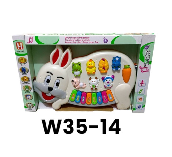 W35-14 بيانو أرنب