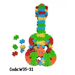 W35-31 مكعبات جيتار 158 قطعه W35-31 مكعبات جيتار 158 قطعه