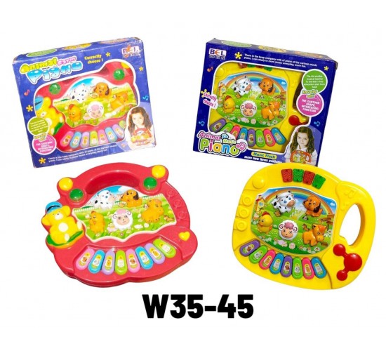 W35-45 بيانو حيوانات 