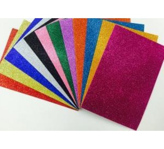 W36-31 فوم A4 جليتر استيكر 