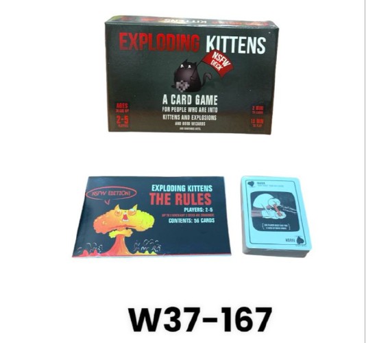 W37-167 لعبة "Exploding Kittens"