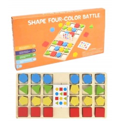 W37-187 تحدي الاشكال الهندسيه خشب 24 تدريب