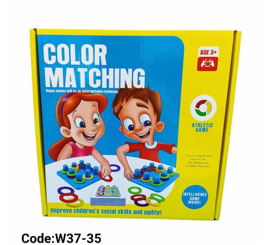 W37-35 لعبة مطابقة حلقات الالوان W37-35 لعبة مطابقة حلقات الالوان