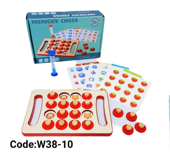 W38-10 لعبة الذاكرة خشب 