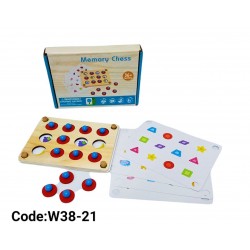 W38-21 لعبة الذاكرة خشب 