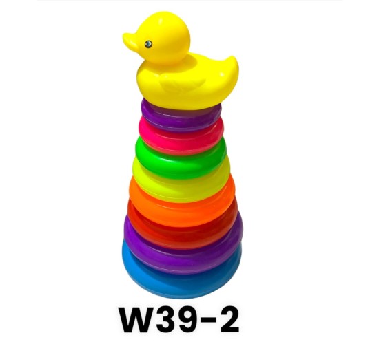 W39-2 عامود حلقات بلاستك 8 حلقات 