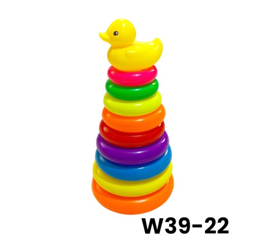 W39-22 عامود حلقات بلاستك  9 حلقات