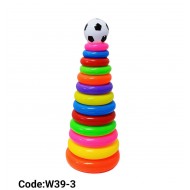 W39-3 عامود حلقات بلاستك 