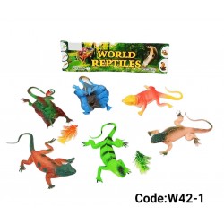 W42-1 مجسمات زواحف 
