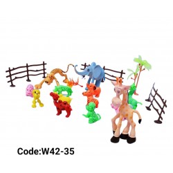 W42-35 مجسمات حيوانات 