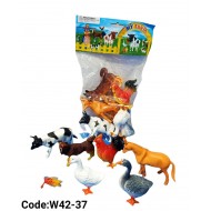 W42-37 مجسمات حيوانات 