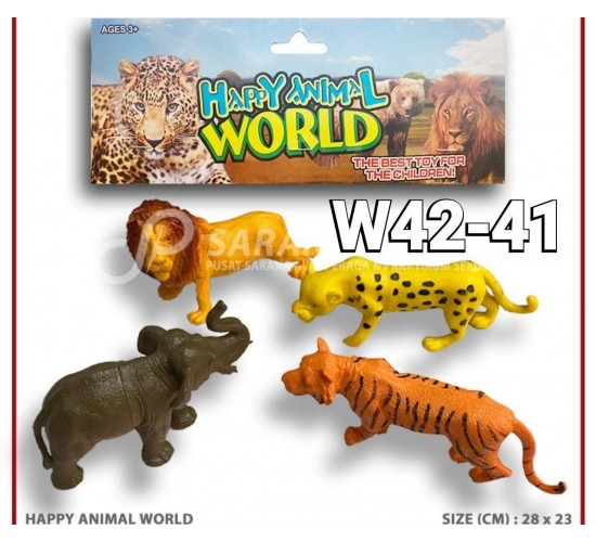 W42-41 مجسمات حيوانات غابة 
