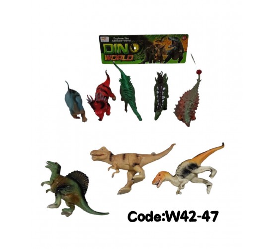 W42-47 مجسمات ديتاصورات