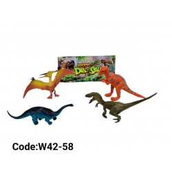 W42-58 مجسمات ديناصورات 4 قطع
