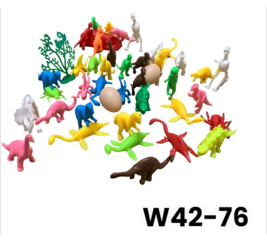 W42-76 مجسمات ديناصورات