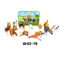 W42-78 حيوانات 12*ستاند 
