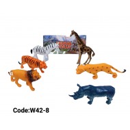W42-8 مجسمات حيونات غابه 