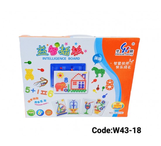 W43-18 دبابيس بلاستك ولضم 395 قطعه 