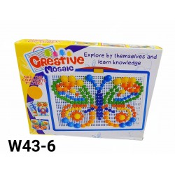 W43-6 علبة دبابيس بلاستك 296 دبوس 