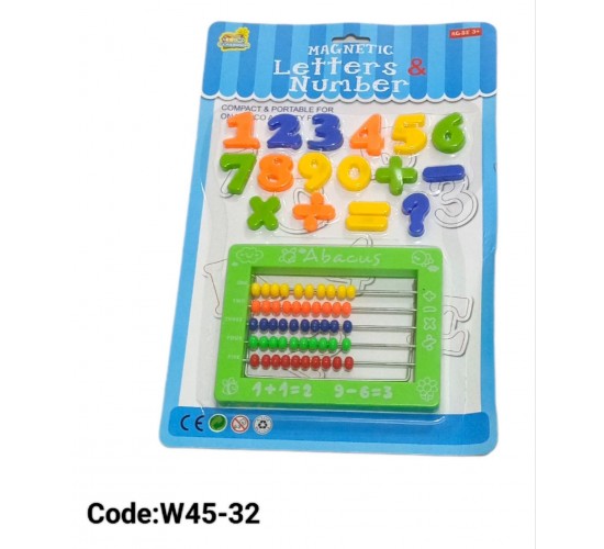 W45-32 كارت عداد + ارقام مغناطيس