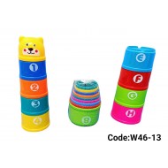 W46-13 ترتيب اكواب بلاستك 8 قطع W46-13 ترتيب اكواب بلاستك 8 قطع