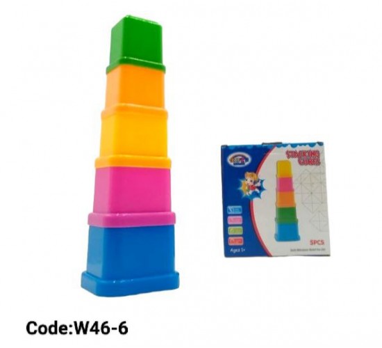W46-6 ترتيب اكواب بلاستك 5 قطع W46-6 ترتيب اكواب بلاستك 5 قطع
