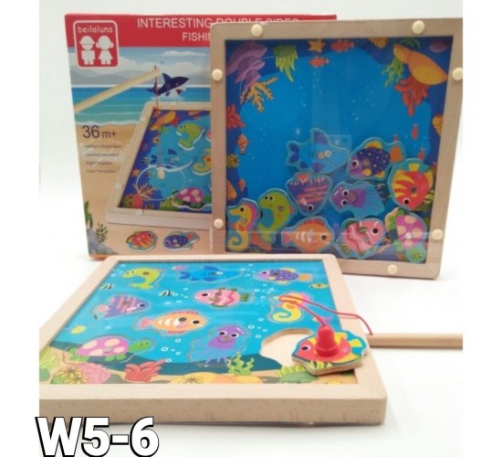 W5-6 صيد سمك خشب ٢*١  