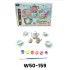 W50-159 طقم شاي سيراميك تلوين 