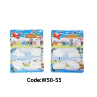 W50-55 تلوين جبس 4 قطع 