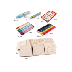 w50-57 علبة تعليم الرسم 50 اسطمبه 