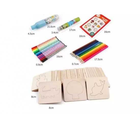 w50-57 علبة تعليم الرسم 50 اسطمبه 