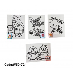 W50-72 لوحة تلوين ريليف 