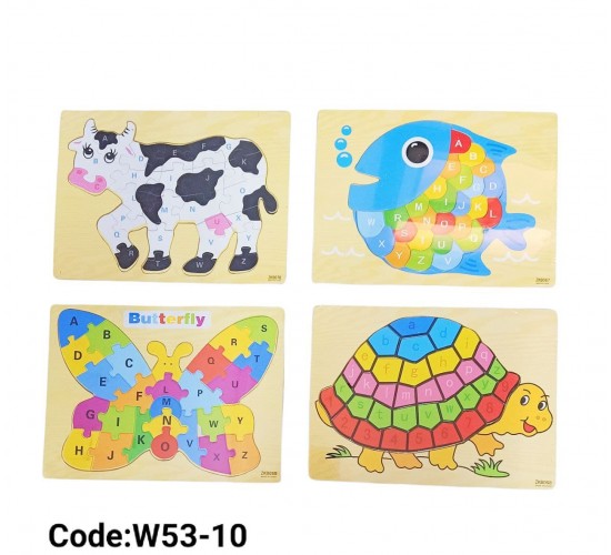 W53-10 بازل حروف وارقام مستورد اشكال حيونات W53-10 بازل حروف وارقام مستورد اشكال حيونات