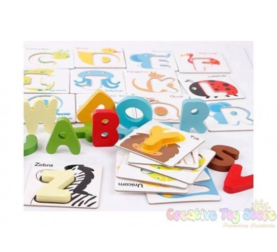 حروف انجليزي مجسمه + كروت W53-15 حروف انجليزي مجسمه + كروت W53-15