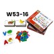 W53-16 فلاش حروف انجليزي خشب + كروت W53-16 فلاش حروف انجليزي خشب + كروت