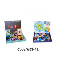 w53-42 سبورة مغناطيس كلمات او عمليات حسابيه 