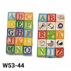 W53-44 مكعبات حروف 