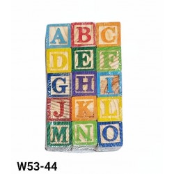 W53-44 مكعبات حروف 